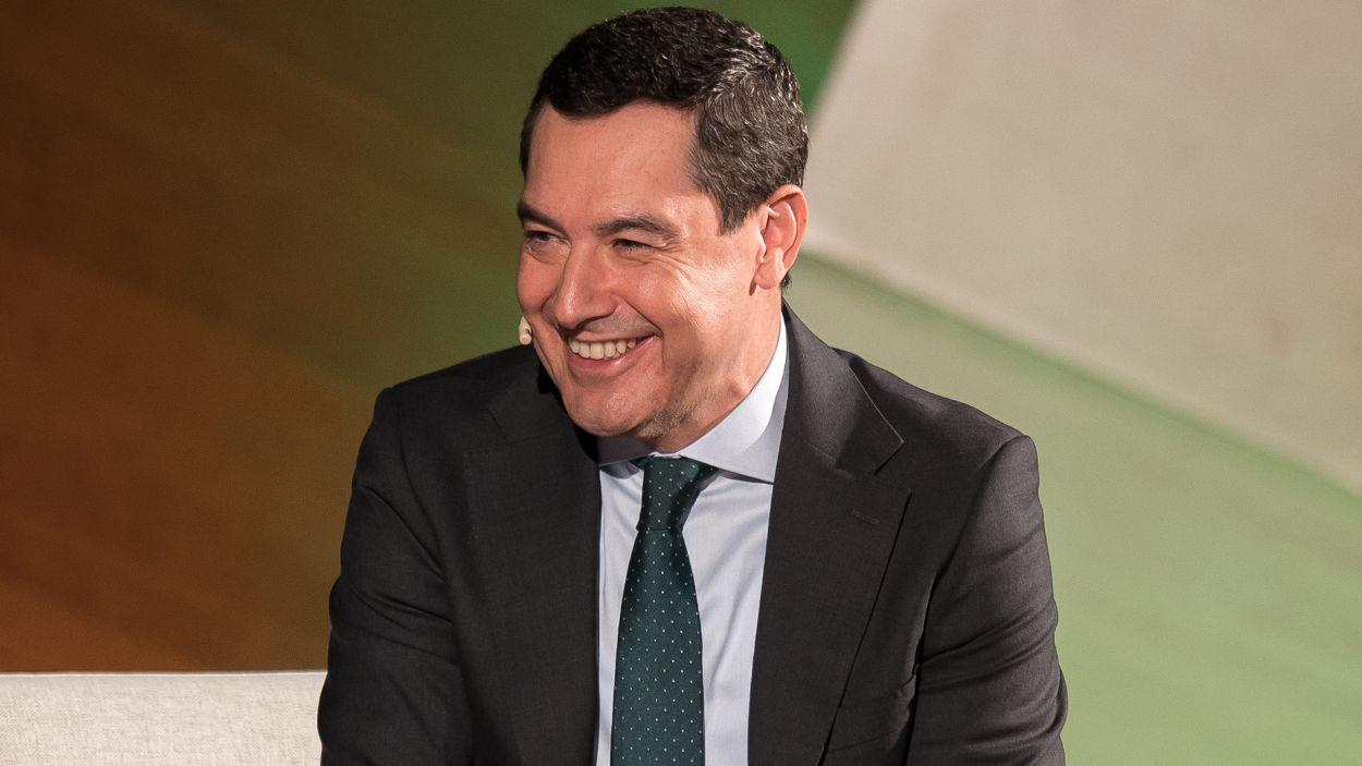 El presidente de la Junta de Andalucía, Juanma Moreno. EP.