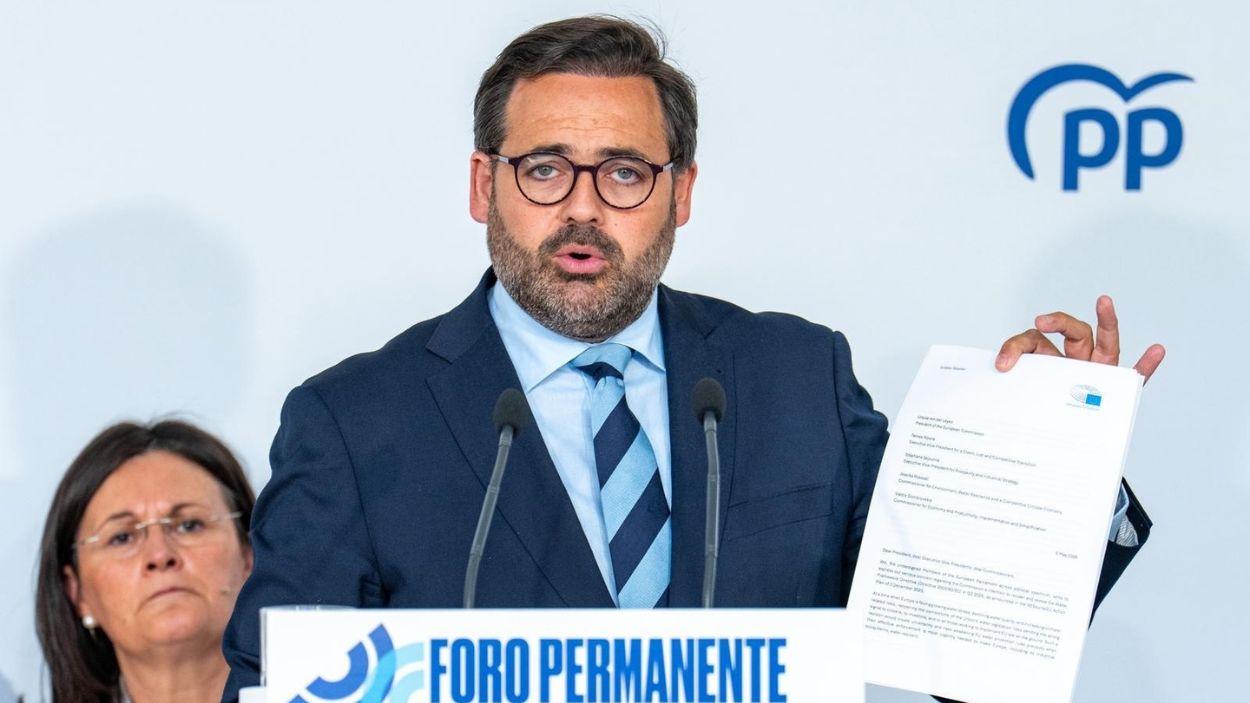 El presidente del Partido Popular de Castilla-La Mancha, Paco Nuñez. EP. 