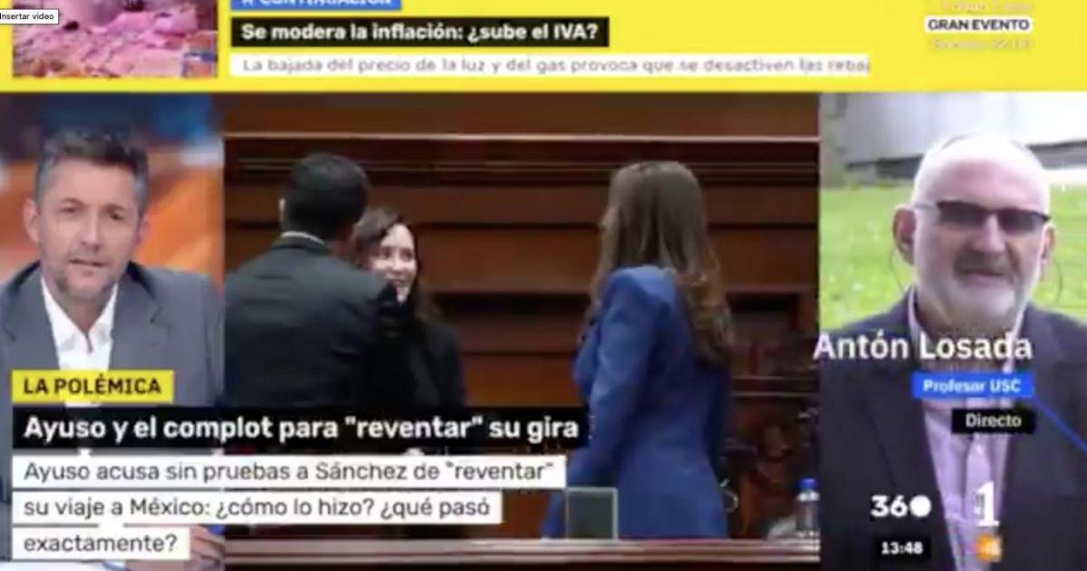 Antón Losada señala el gran problema del viaje de Ayuso a México: "Tiene consecuencias legales”