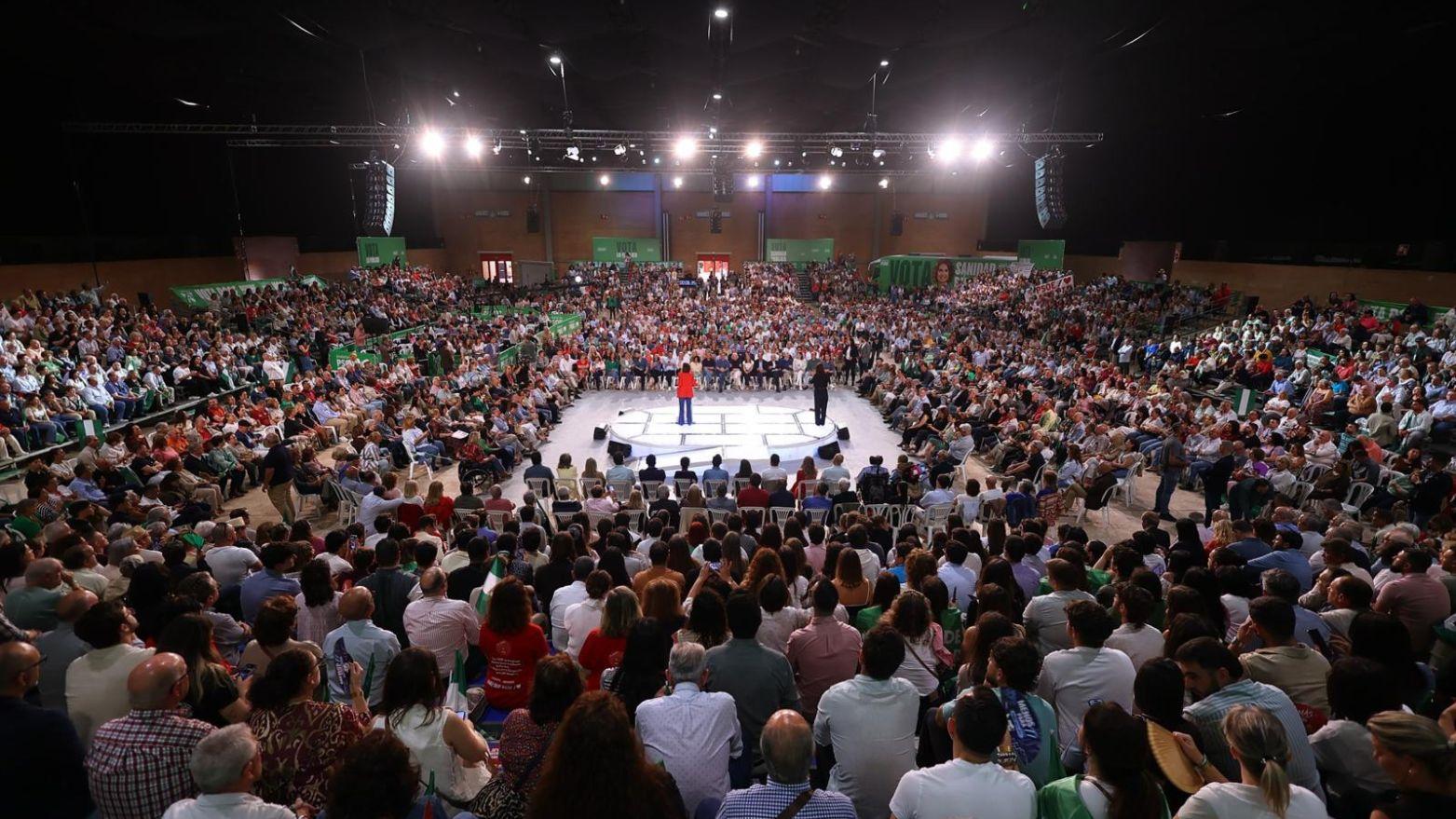 Acto de cierre de campaña del PSOE-A / Salva Castizo