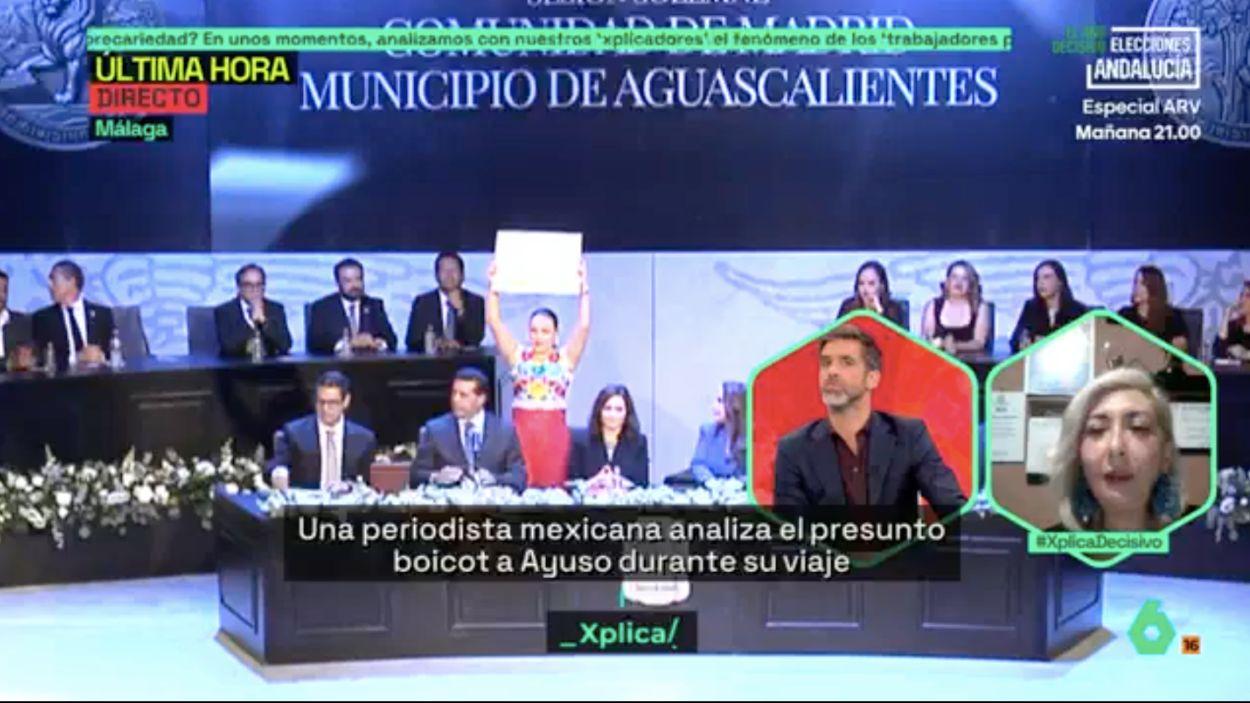 La periodista mexicana Claudia Luna Palencia. laSexta Xplica.