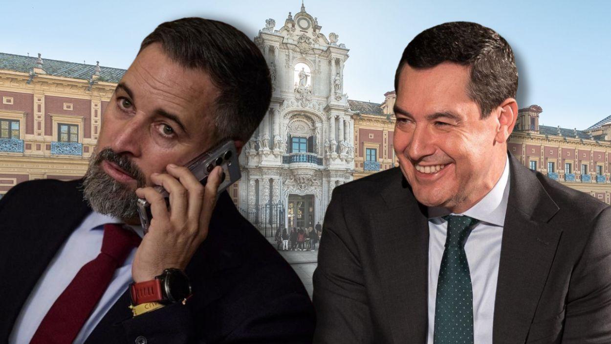 Santiago Abascal, Moreno Bonilla y el Palacio de San Telmo