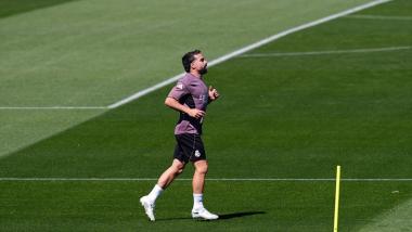 Carvajal durante un entrenamiento| EP