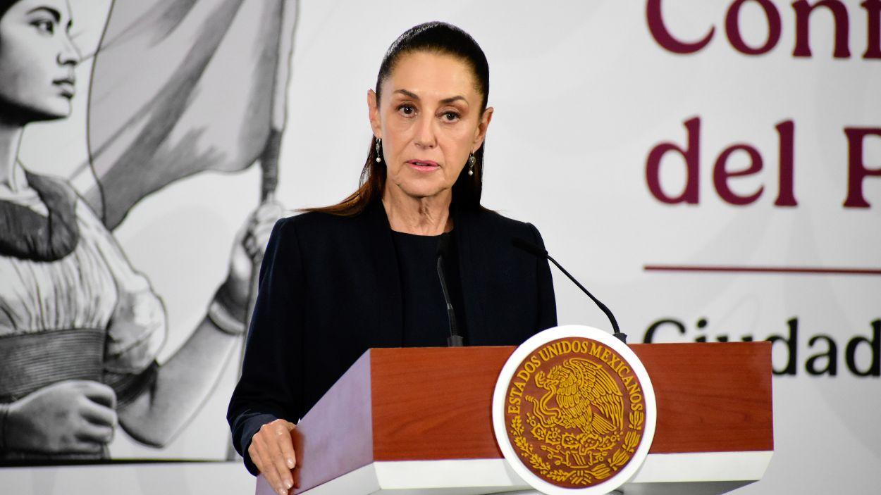 La presidenta de Claudia Sheinbaum. EP.