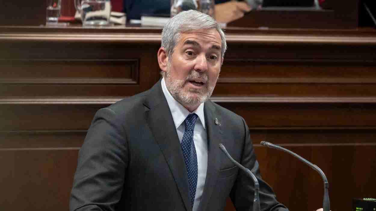 El presidente de Canarias, Fernando Clavijo. EP