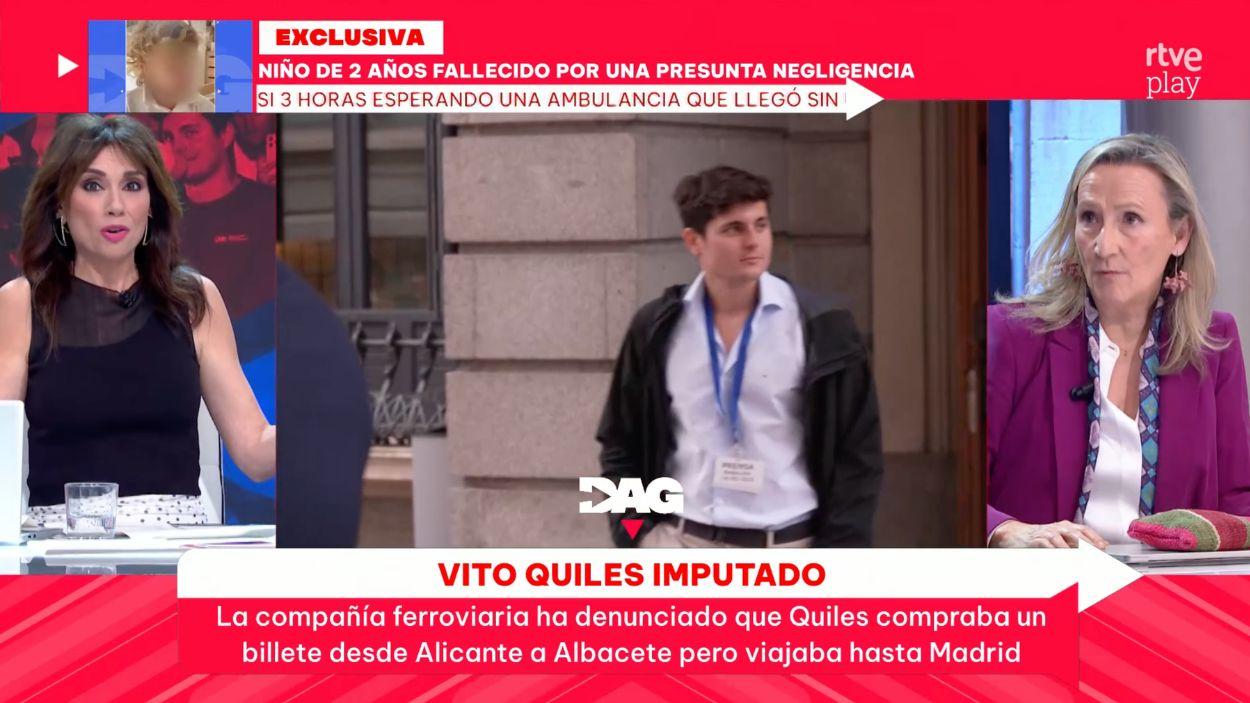 Marta Flich e Isabel Durán en 'Directo al Grano'. TVE.