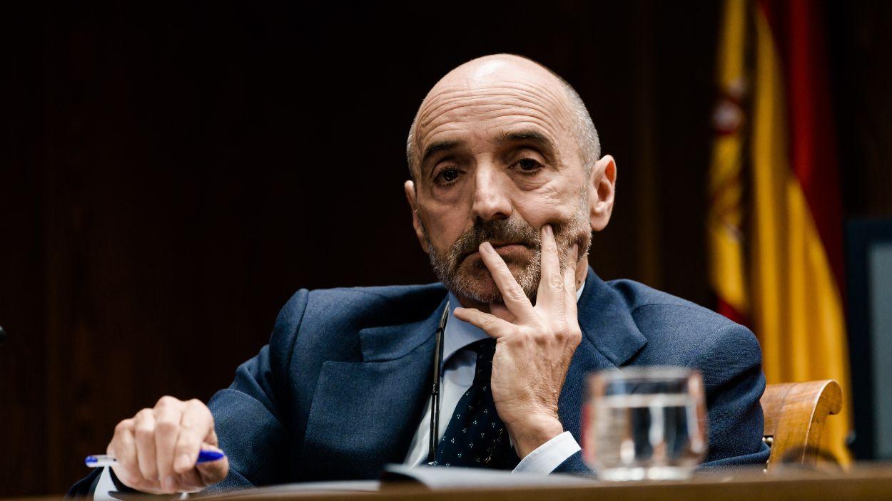 El empresario Julio Martínez Martínez durante su comparecencia en el Senado, el pasado 9 de abril. EP.