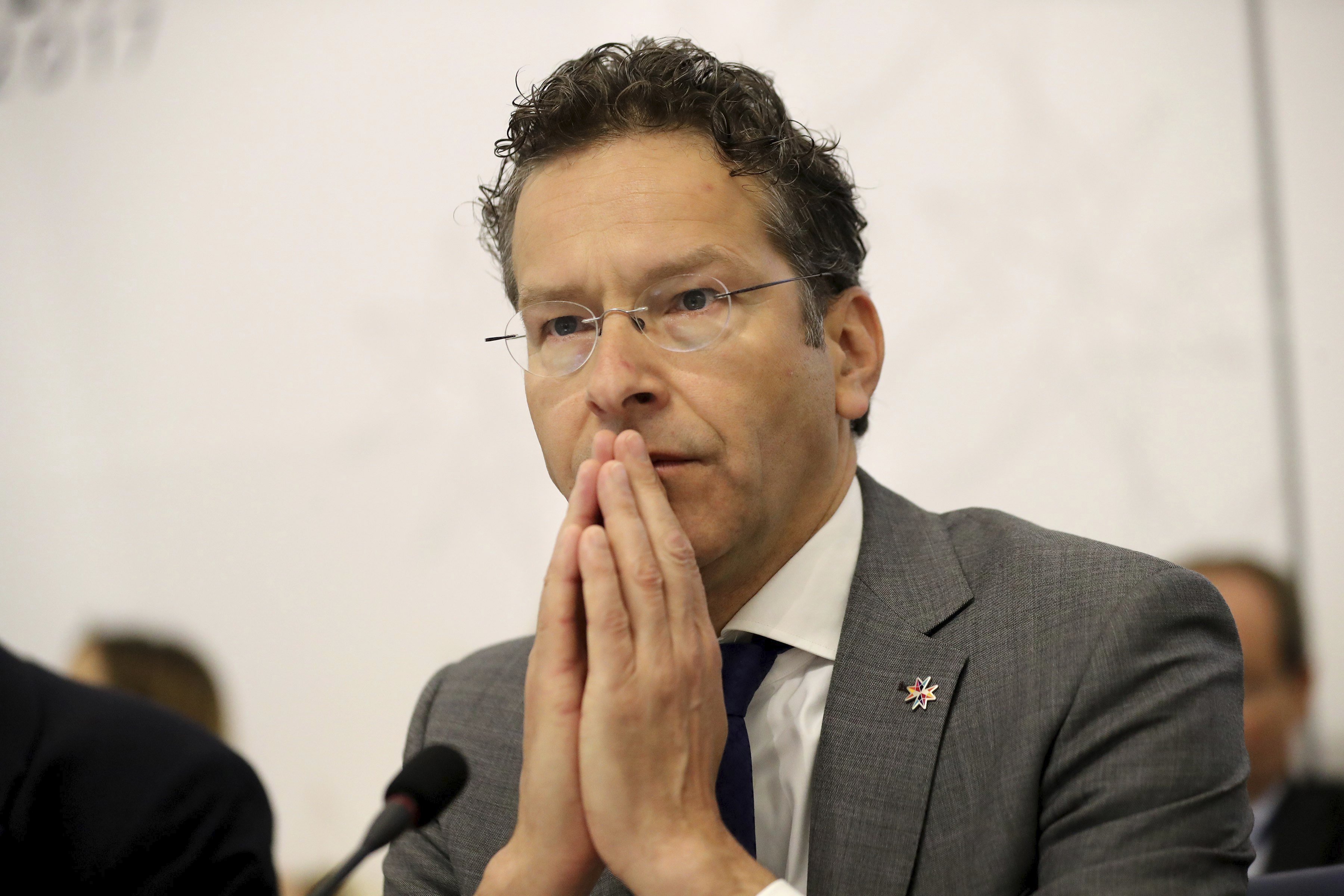    El presidente del Eurogrupo, Jeroen Dijsselbloem, en La Valeta (Malta)