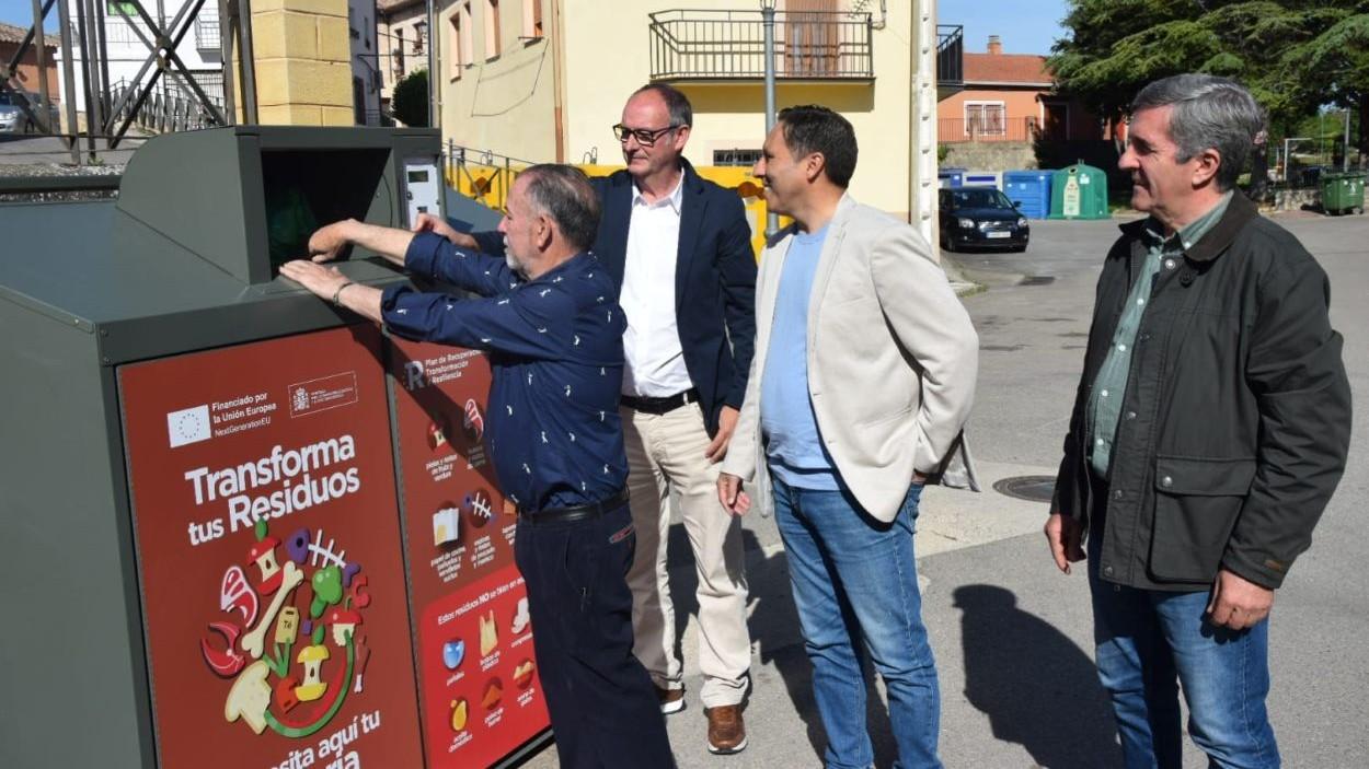 Contenedor en Priego. Diputación de Cuenca