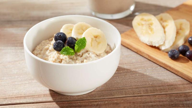Desayuno saludable con avena Desayuno saludable con avena