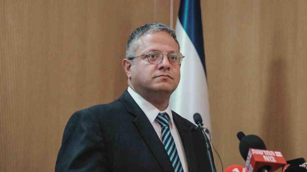 El ministro de Seguridad Nacional de Israel, Itamar Ben Gvir. EP
