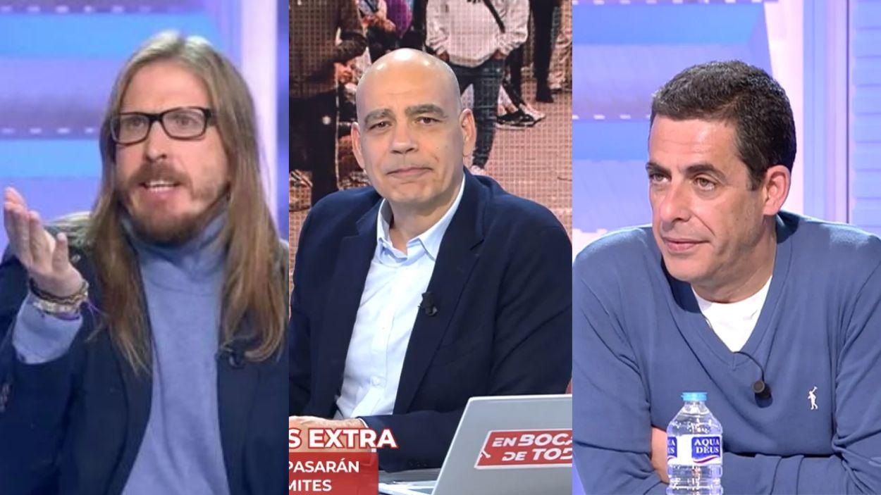 Pablo Fernández, Nacho Abad y Antonio Naranjo 