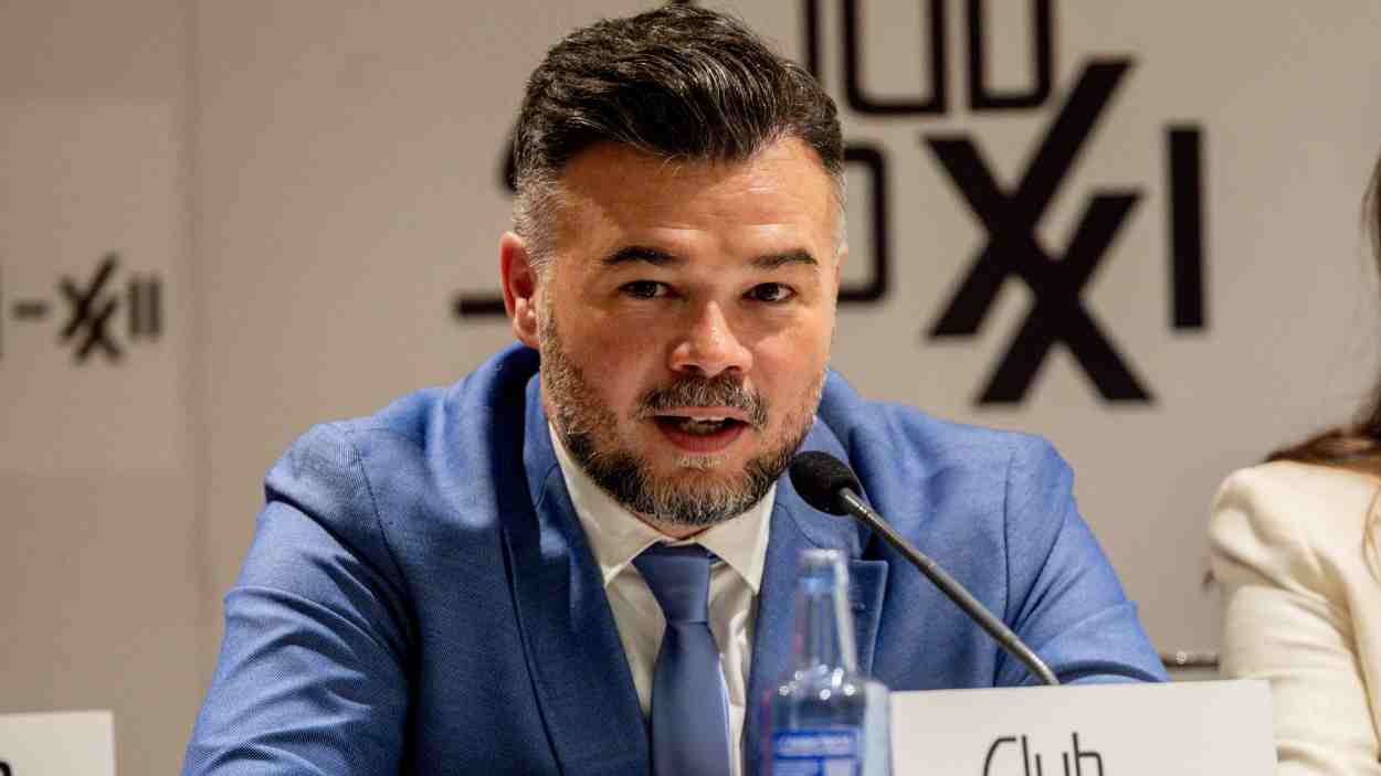 Rufián, dispuesto a liderar la izquierda. EP
