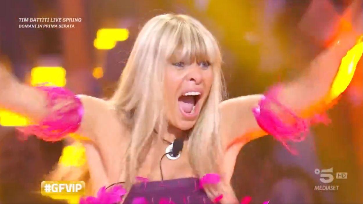 Alessandra Mussolini en 'Grande Fratello VIP'. Mediaset.
