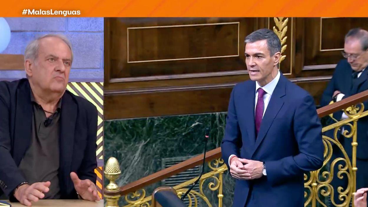 Javier Aroca en 'Malas Lenguas'. TVE.