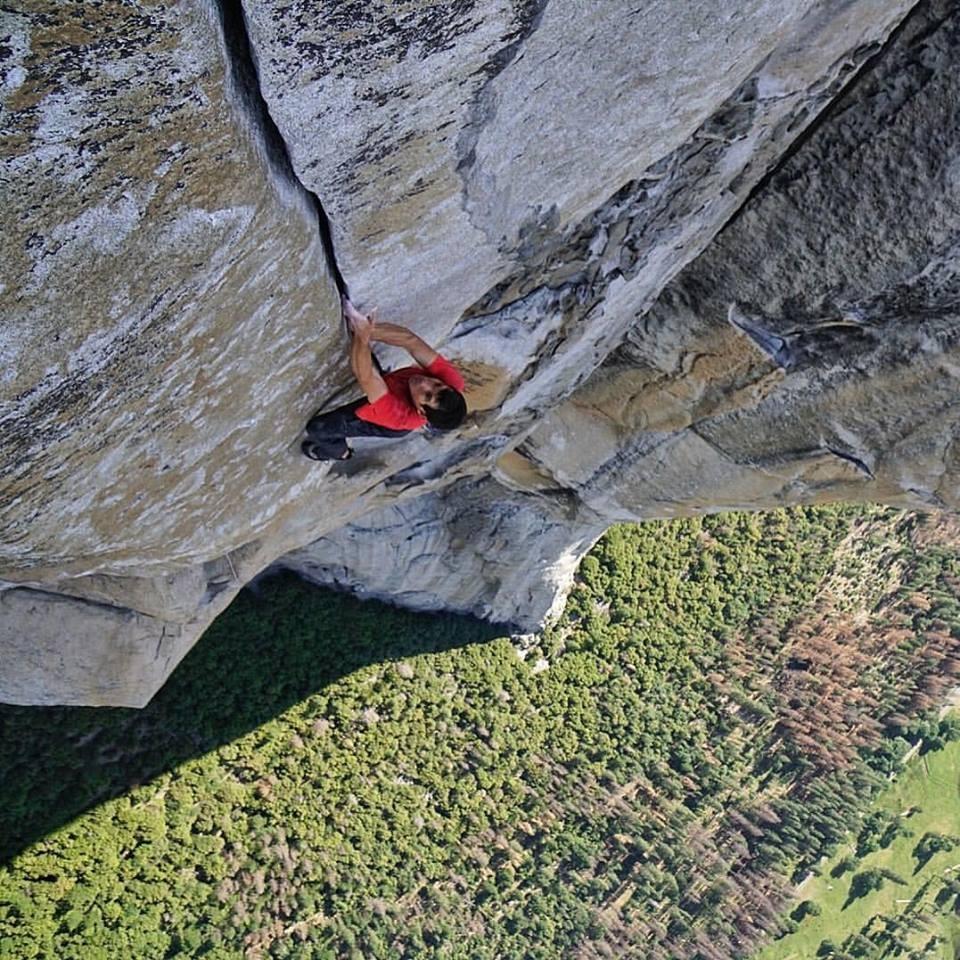Alex Honnold durante la escalada de El Capitán| @JimmyChin