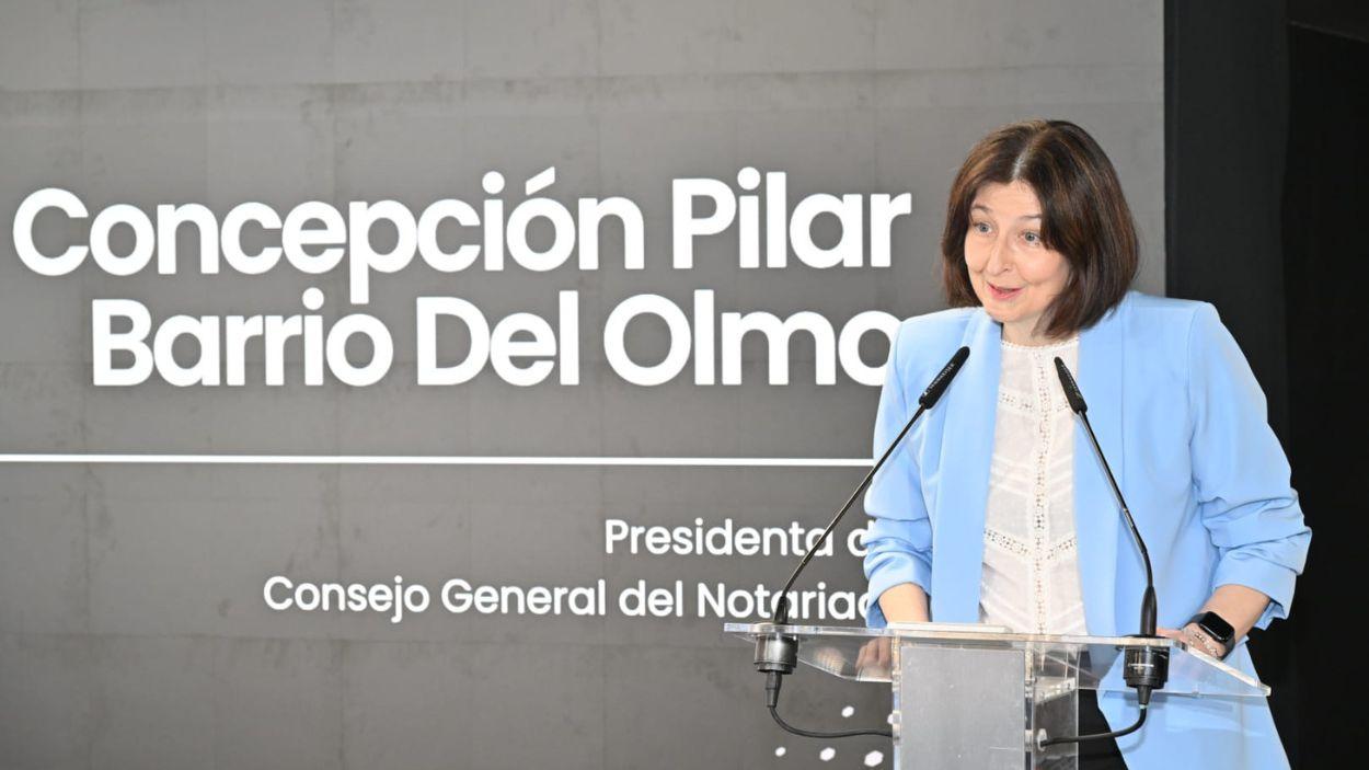 Concepción Pilar Barrio del Olmo, presidenta del Consejo General del Notariado Concepción Pilar Barrio del Olmo, presidenta del Consejo General del Notariado