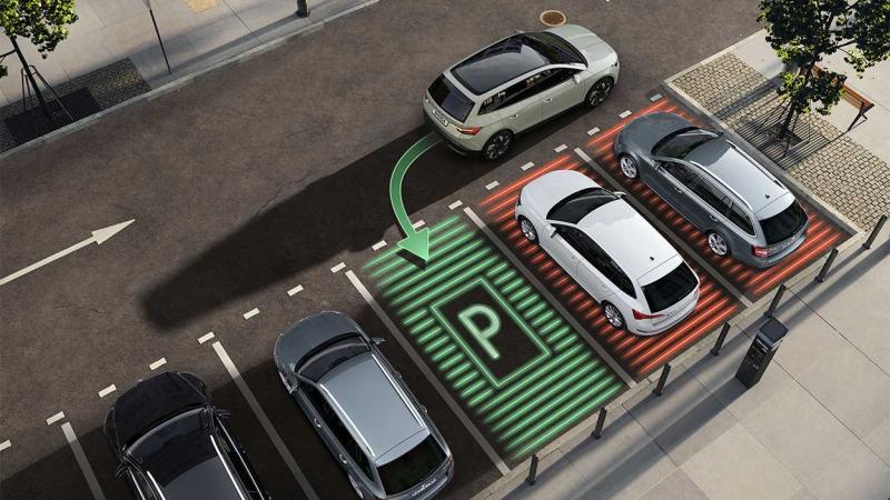 skoda epiq parking skoda epiq parking