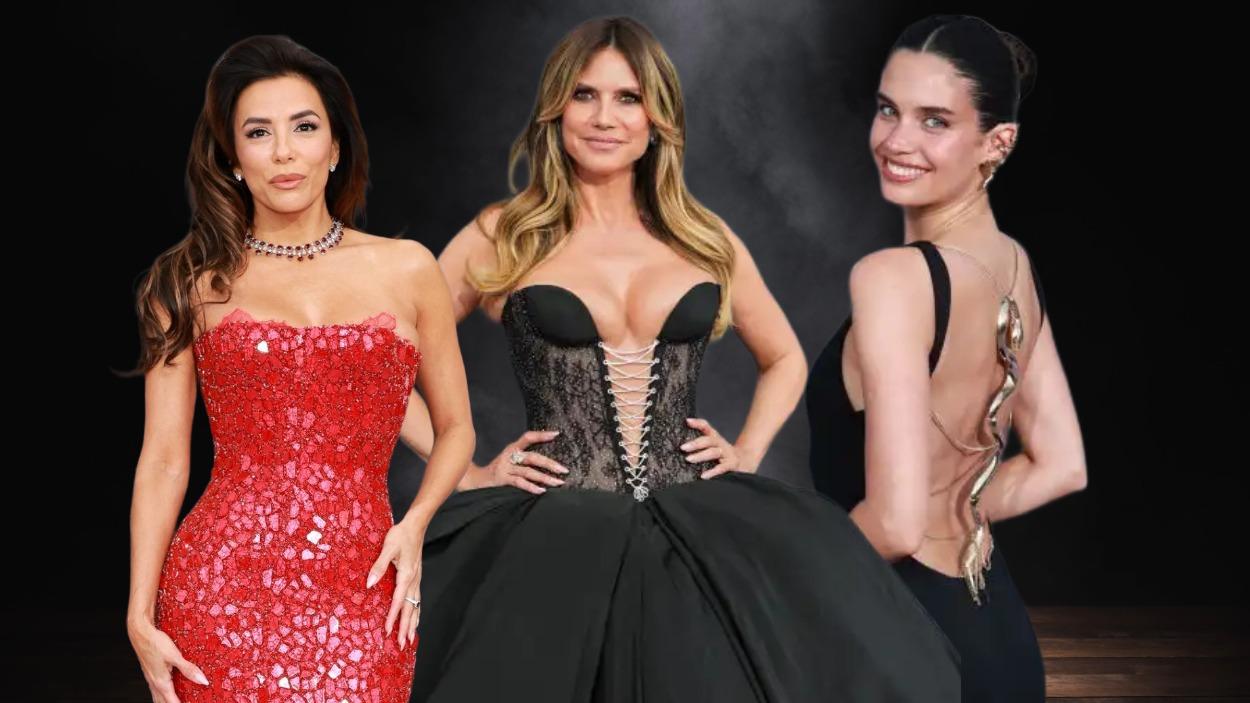 Eva Longoria, Heidi Klum y Sara Sampaio 