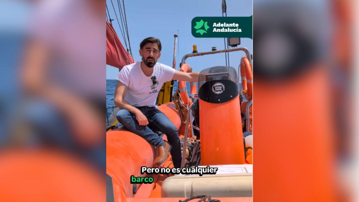 El nuevo diputado de Adelante Andalucía por Málaga, Luis Rodrigo