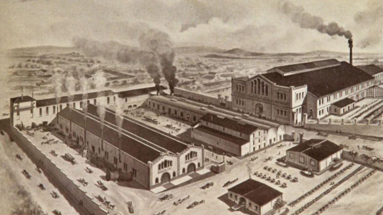 Vista panorámica de los talleres