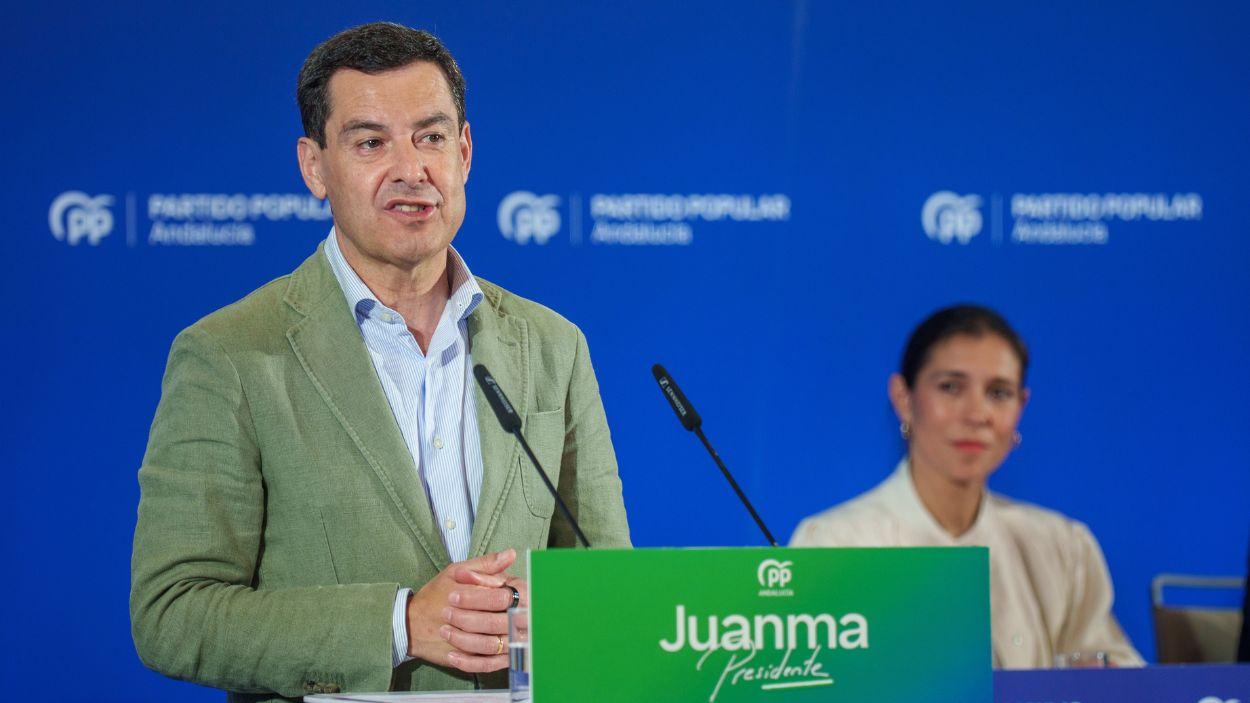 El presidente del Partido Popular de Andalucía, Moreno Bonilla, preside la reunión de la Junta Directiva Autonómica del PP-A /EP