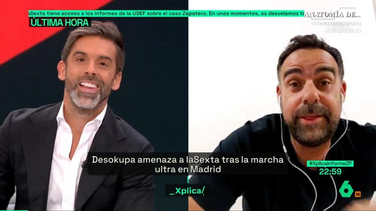 José Yélamo y Javier Bastida en 'laSexta Xplica'. La Sexta