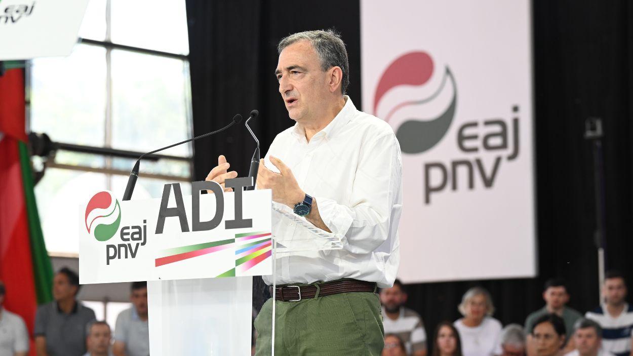 El presidente del EBB, Aitor Esteban. EP.