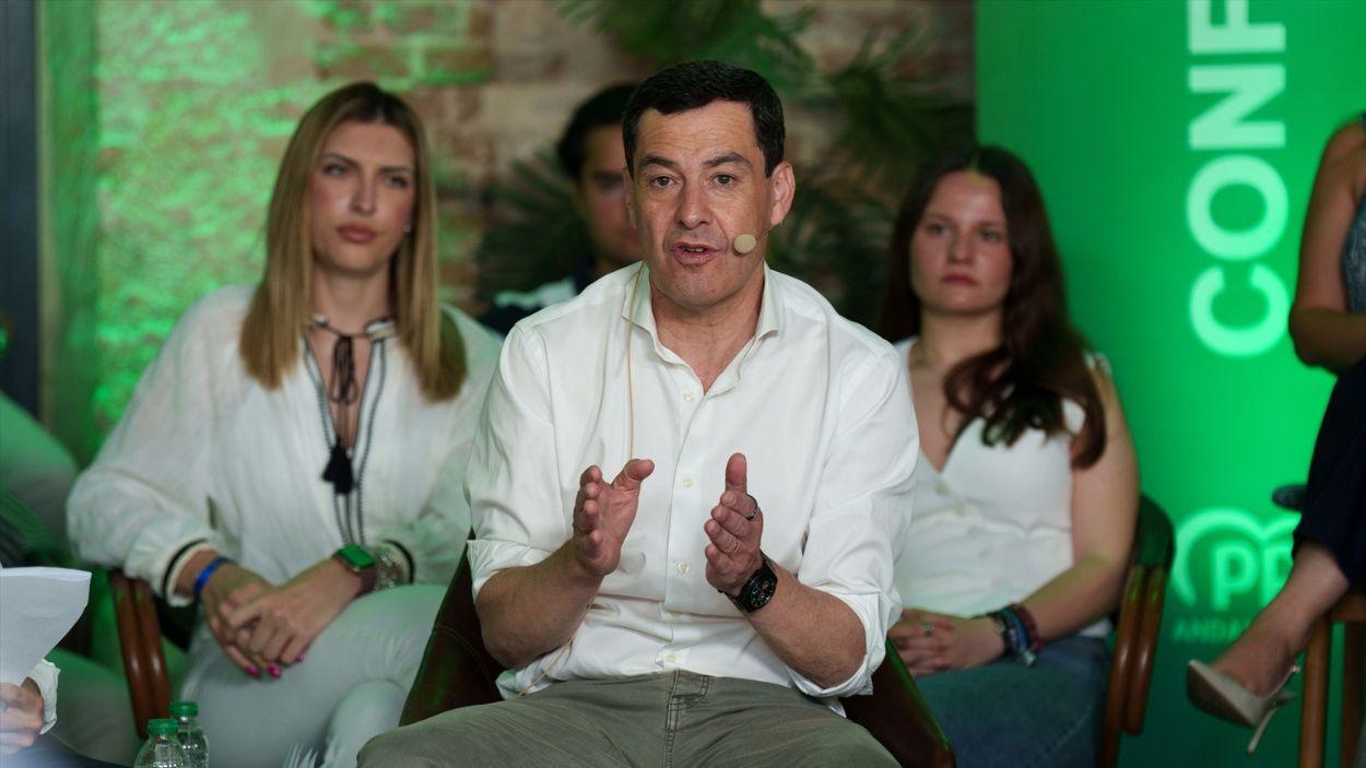 El presidente en funciones de la Junta de Andalucía y líder del PP-A, Moreno Bonilla / EP