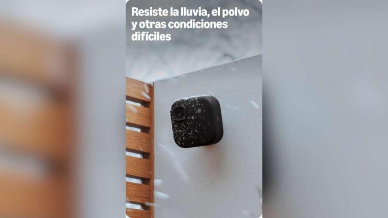 La cámara de seguridad Blink resiste a la lluvia y el polvo La cámara de seguridad Blink resiste a la lluvia y el polvo