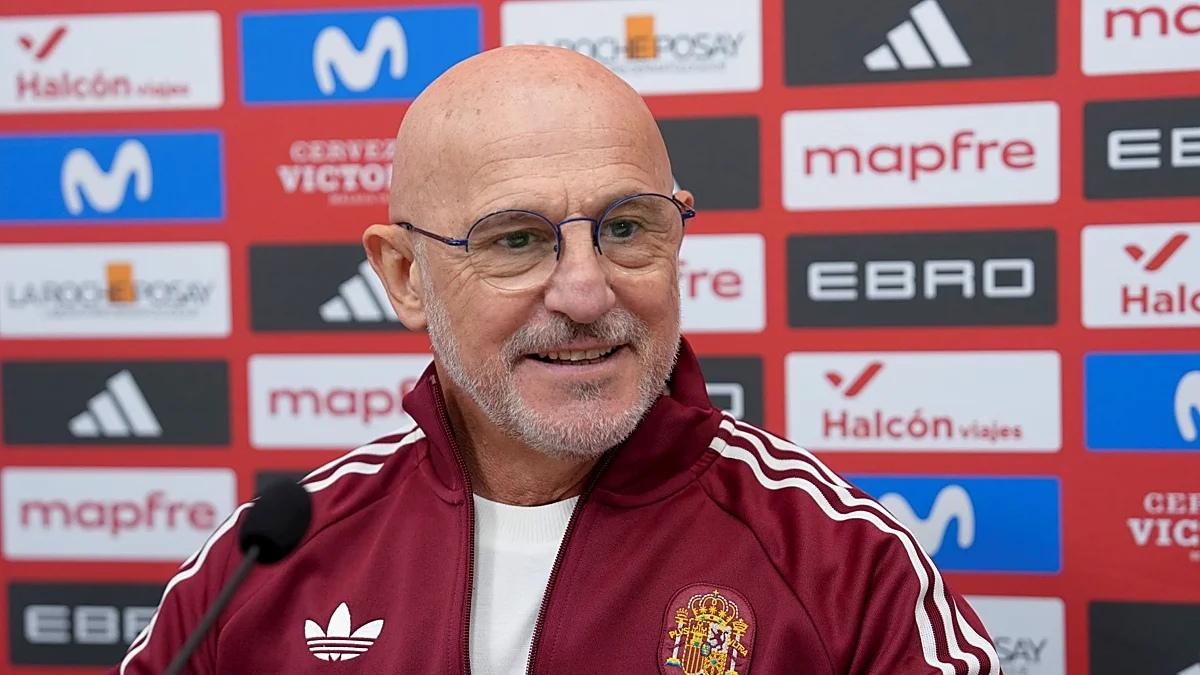 Luis de la Fuente durante la rueda de prensa| RFEF