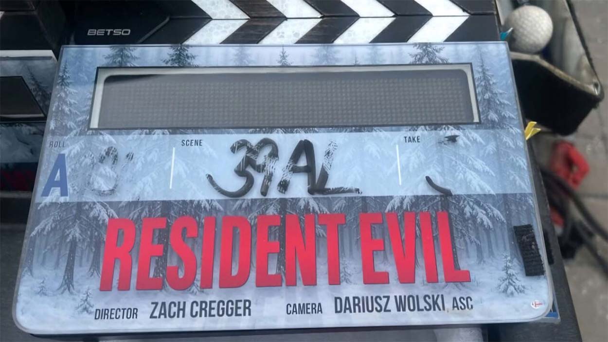 Claqueta de la película Resident Evil de Zach Cregger