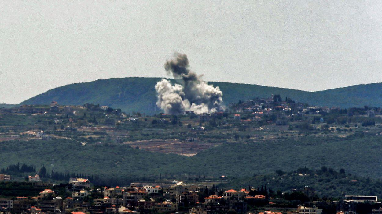 Un ataque israelí al sur de Líbano. EP.