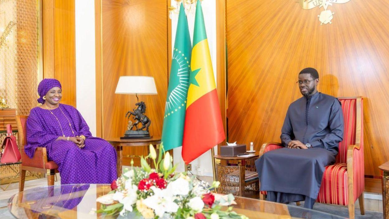 La exprimera ministra de Senegal, Aminata Touré.