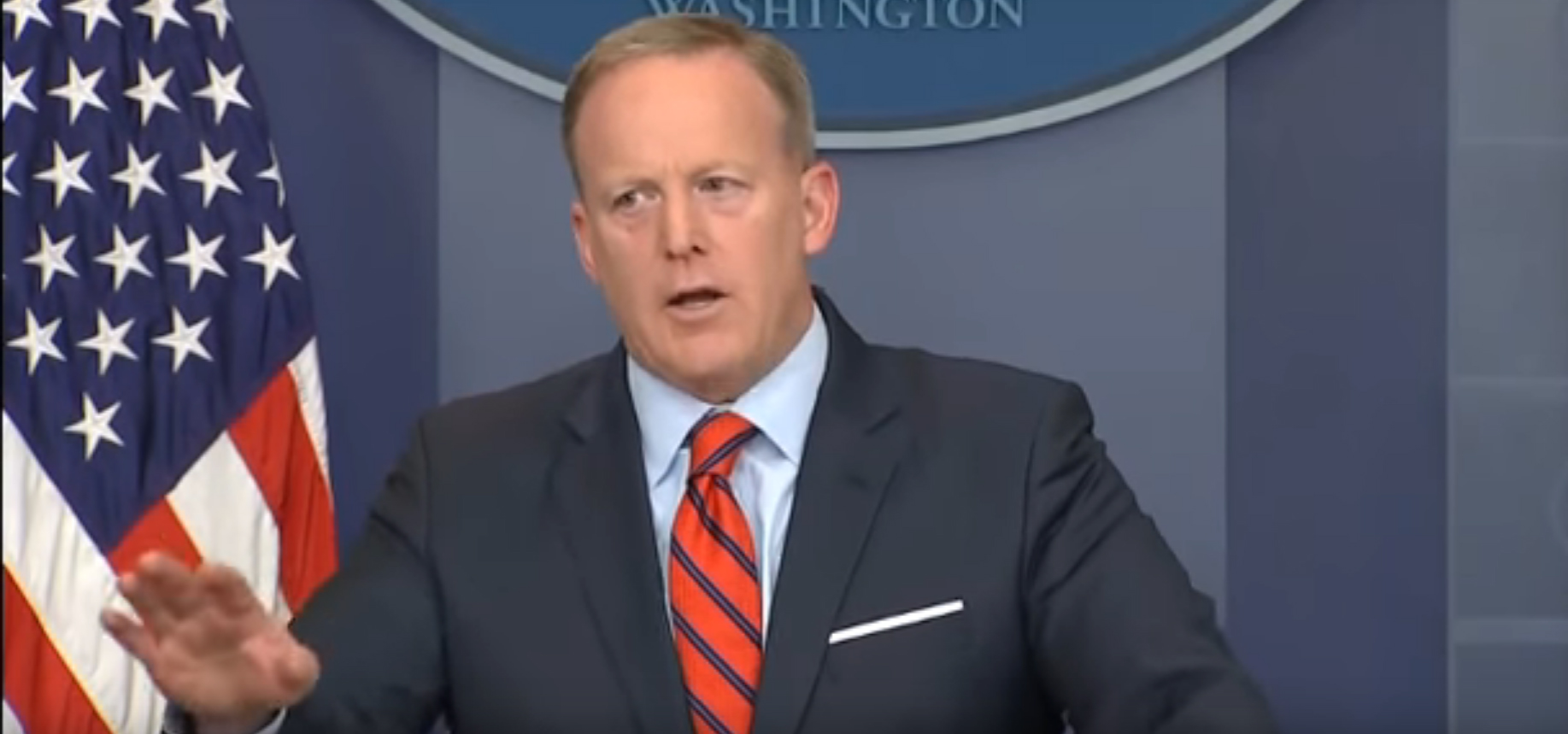 Sean Spicer,  exportavoz de la Casa Blanca