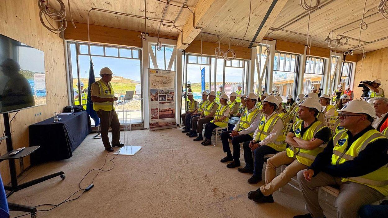 Visita al avance de las obras del CETEDEX, en Jaén