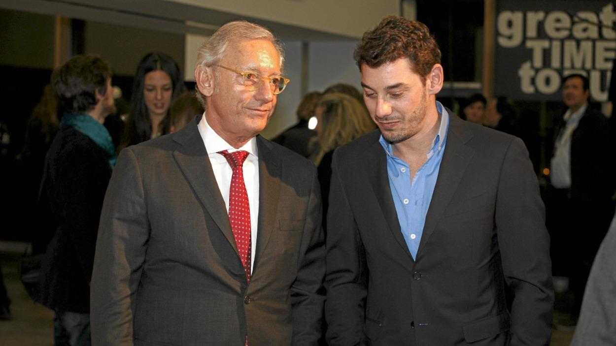 Isak Andic y su hijo Jonathan, en una imagen de archivo