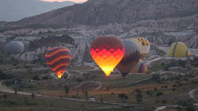 Globos aerostáticos en Turquía