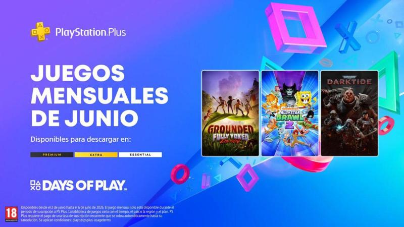 Juegos mensuales de junio 2026