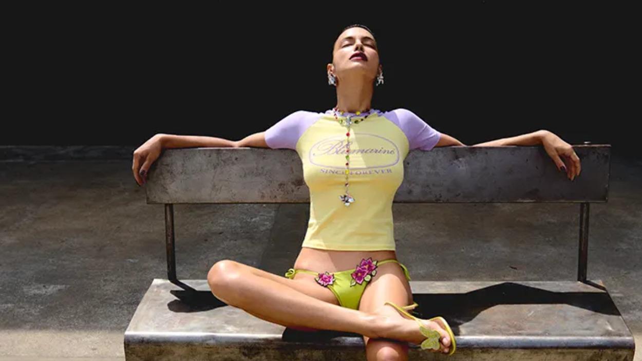 Irina Shayk y Blumarine 