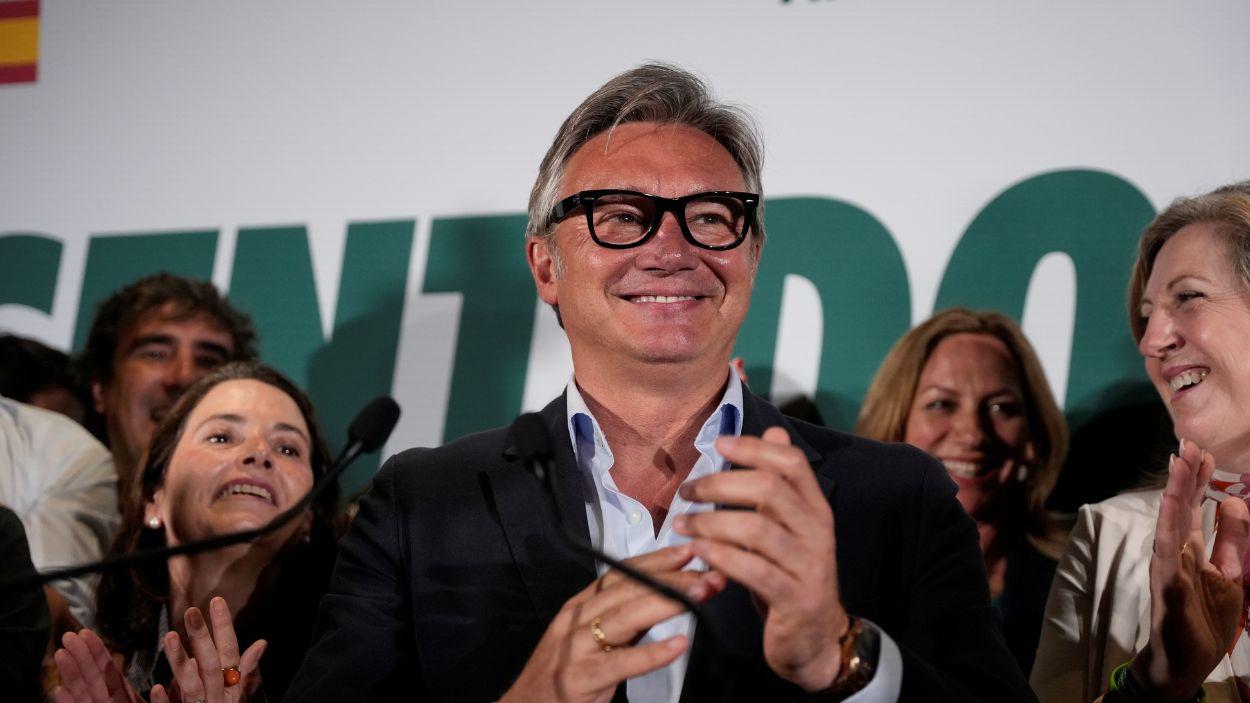 El portavoz de Vox en Andalucía, Manuel Gavira. EP.