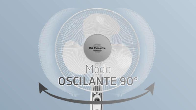 Modo oscilante del ventilador de Orbegozo