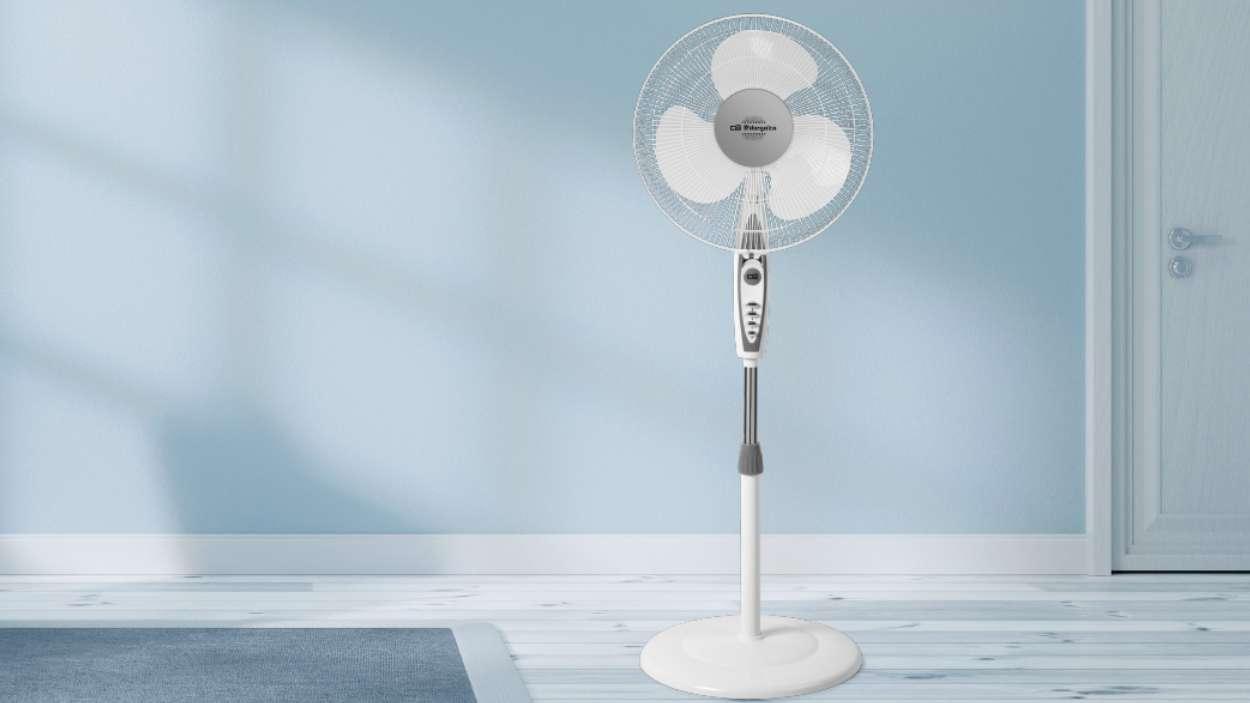 El ventilador de pie de Orbegozo que arrasa en verano potente, silencioso y fácil de mover