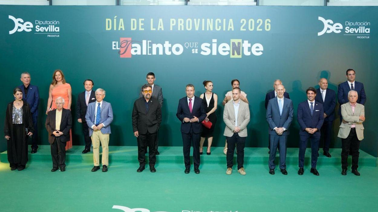Los galardonados con la Medalla Oro por la Diputación de Sevilla / Diputación de Sevilla