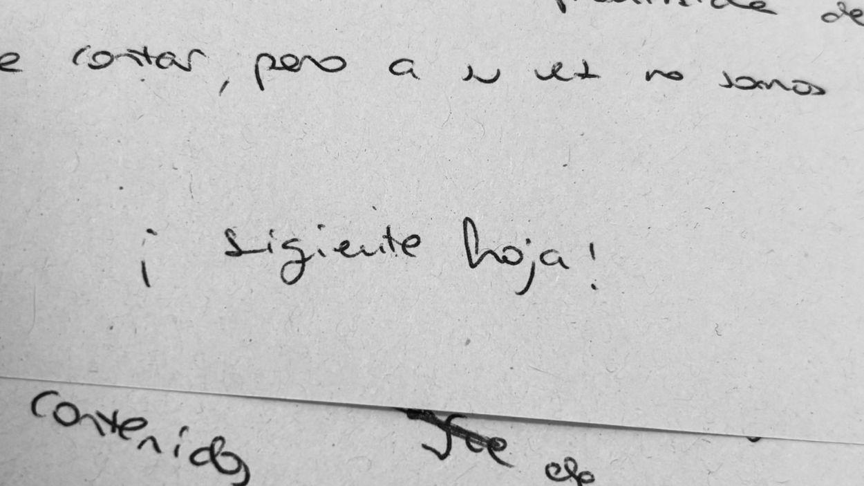 'Siguiente hoja' / Ana Rivero