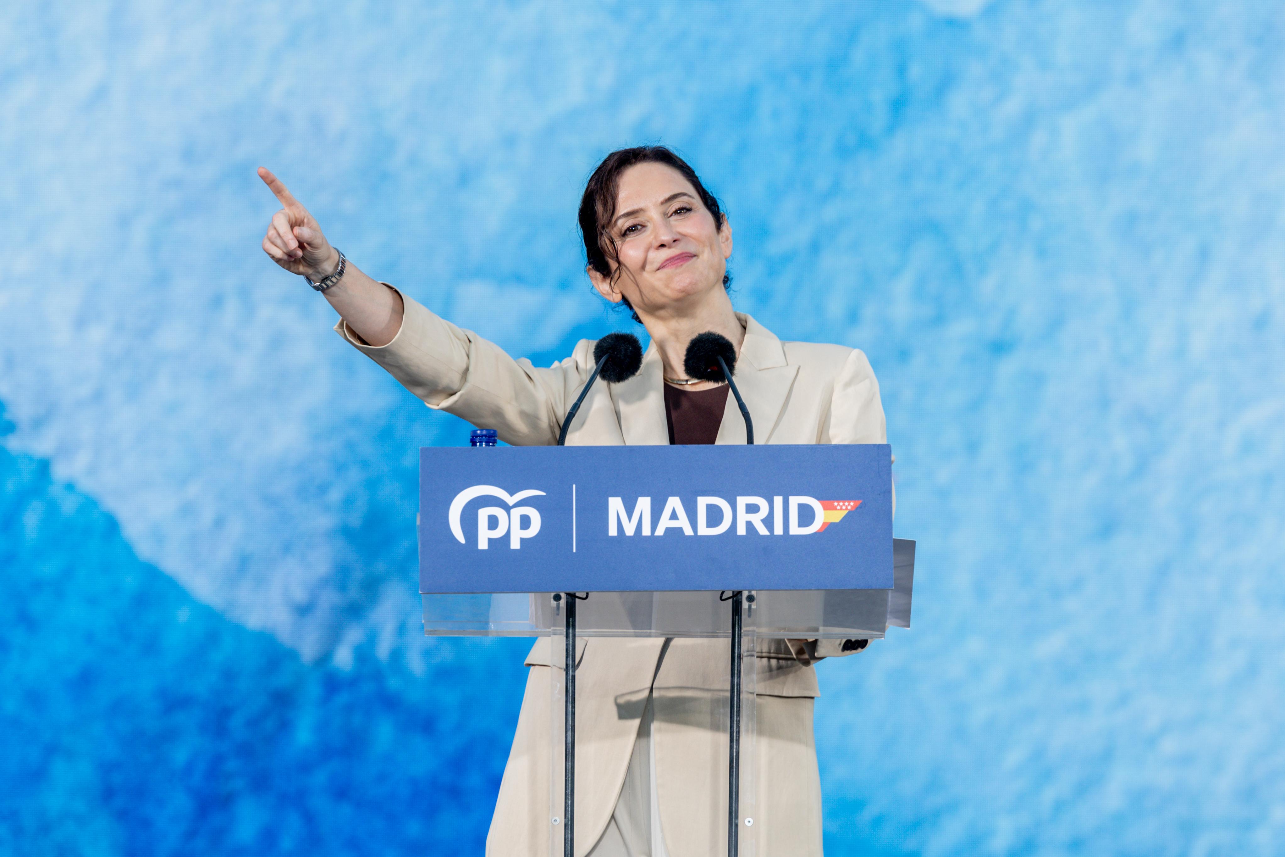 La presidenta de la Comunidad de Madrid, Isabel Díaz Ayuso. EP