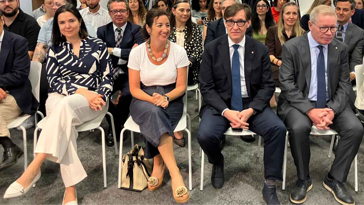 El presidente de la Generalitat, Salvador Illa, en un acto sobre los Préstamos Emancipación en Barcelona, a 29 de mayo de 2026. EP