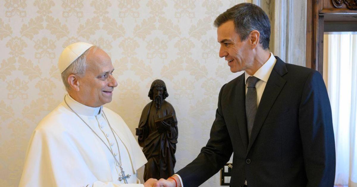 Sánchez y los reyes recibirán al Papa León XIV en el Aeropuerto Madrid-Barajas el 6 de junio