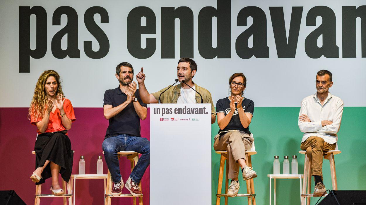 Sumar se rearma en Barcelona como la “izquierda limpia y valiente” entre avisos al PSOE. Europa Press.