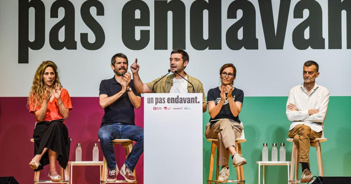 Sumar se rearma en Barcelona como la “izquierda limpia y valiente” entre avisos al PSOE